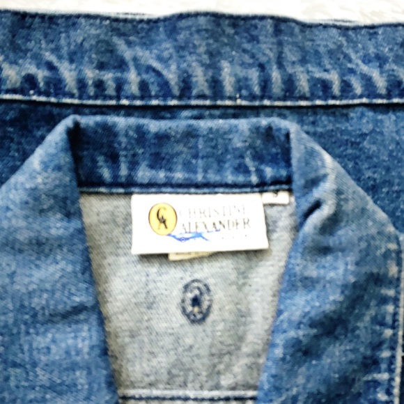 Christine Alexander Jean Sleeveless Jacket - Picture 6 of 7